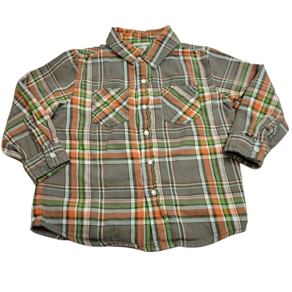 Cherokee plaid buttondown shirt 4T